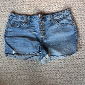 Universal Thread Denim Button-Fly Women Shorts-sz16/33r